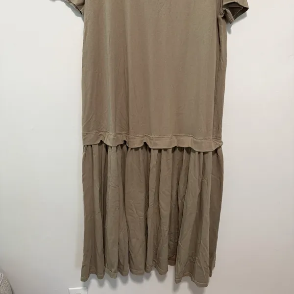 Free People Free-Est Herron Drop-Waist Oversized Maxi Dress in Tan Size XS - Image 3
