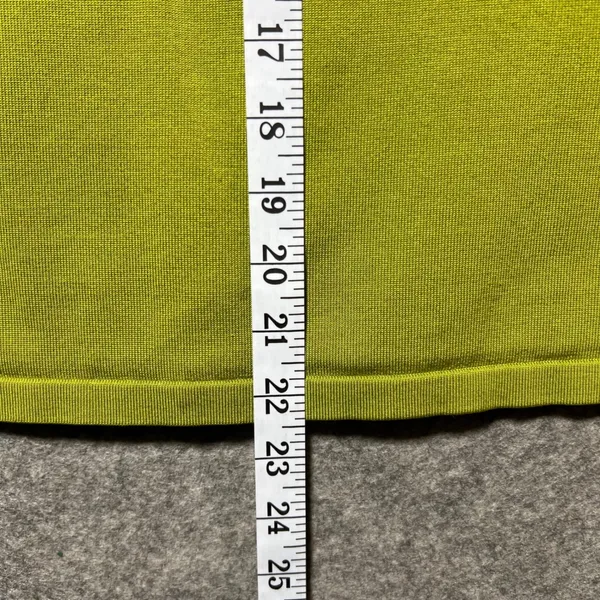Jones New York Collection Lime Green Silk Blend Scoop Neck Knit Top Mens Medium‎ - Image 4