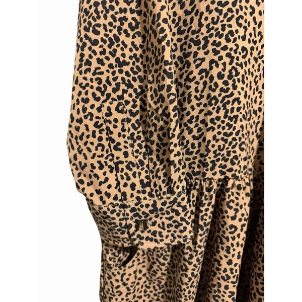 Tuckernuck Leopard Print Hayes‎ Dress Brown Women's Size XL - Image 7