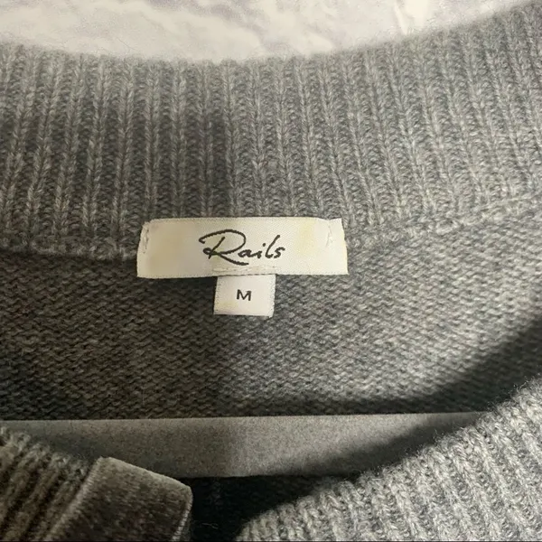 Rails Cashmere Wool‎ Blend Olivia Lace Up Sweater C32 - Image 11