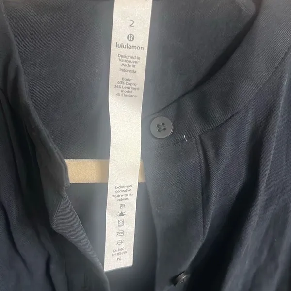 ✨Lululemon Black Perfectly Poised Sz 2 Jumpsuit✨ - Image 8