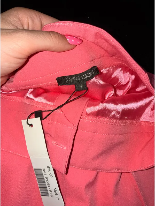 PaperMoon Bella Shorts Pink - Image 3