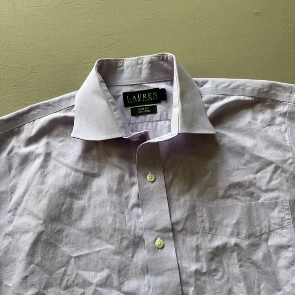Ralph Lauren Slim-Fit Non-Iron Dress Shirt - Image 3