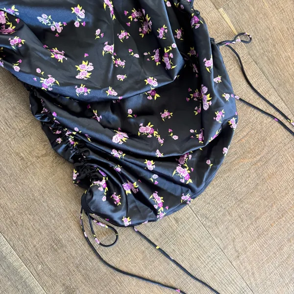 for love & lemons laramie lavender floral tie midi skirt - Image 6