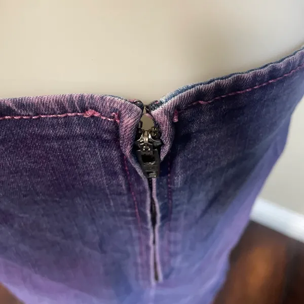 Purple Jean Wild Fable Skirt - Image 3