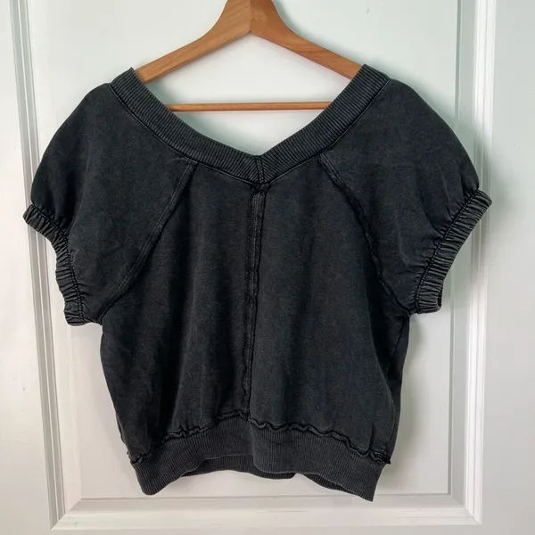 Anthropologie Pilcro V-Neck Sweatshirt - Image 4