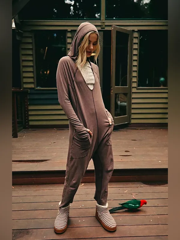 Free people Hot Shot Long-Sleeve jumpsuit - Image 3