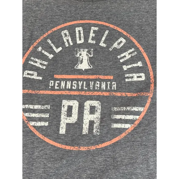 Salt Creek Sweatshirt Size XL Gray Pink Sleeves Philadelphia Logo New With Tag - Image 3