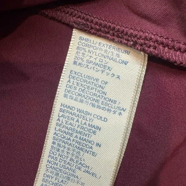 Rebecca Minkoff Tippi Bra Burgundy Crop Top Size‎ XS - Image 6