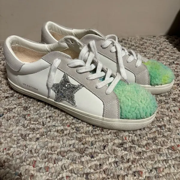 Vintage Havana Zoey Faux Shearling Trim Sneaker Size 11 - Image 6