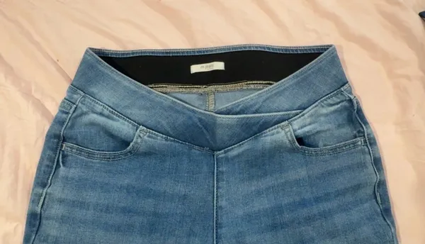 M. Jeans by Maurice’s Flare Leg Jeans with Frayed Hems - Image 6