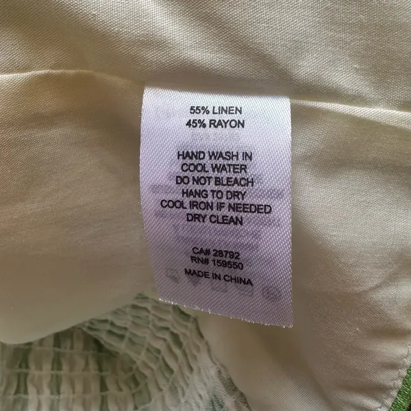 Anthropologie Maison d’ Amelie Linen Blend Crop Top - Image 7