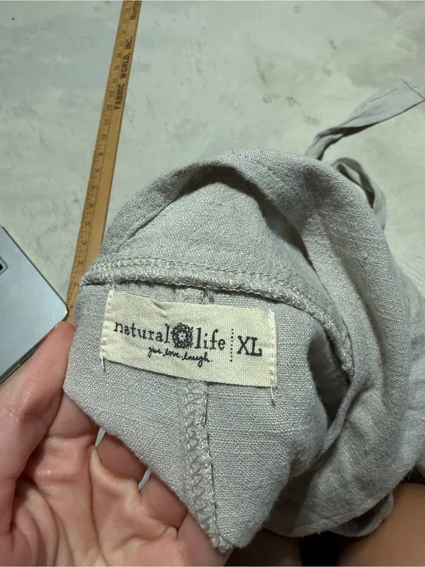 Natural life Wide-Leg Jumpsuit overalls XL - Image 11