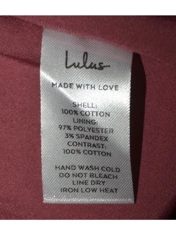 NWT Lulus Cue the Cuteness Mauve Twist-Front Midi Dress Size M Crinkle Texture - Image 12