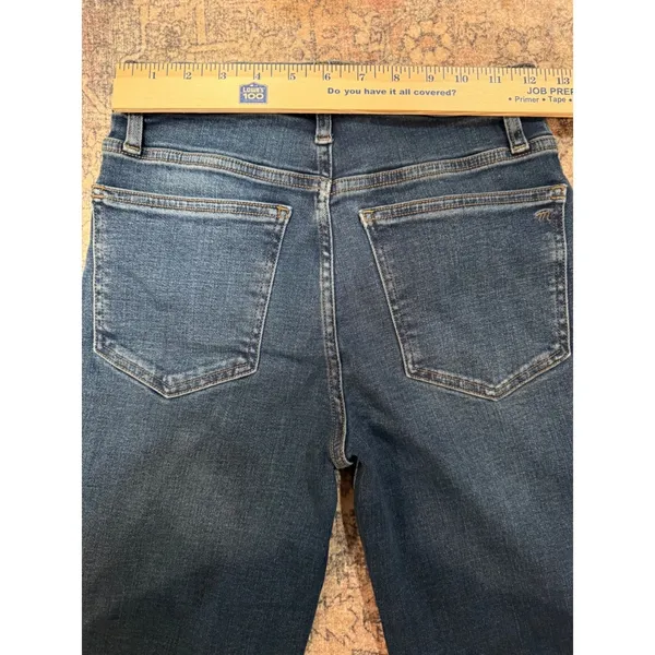 NWT Madewell Mid-Rise Kick Out Jeans Size 26 Dark Indigo Ankle Flare - Image 5