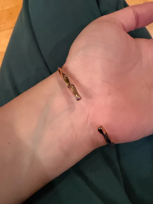 Gorjana Rose Gold Twist Bracelet - Image 2