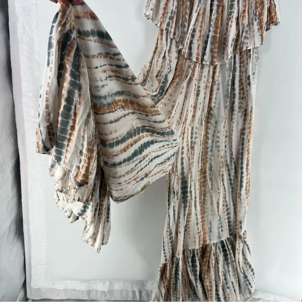 Free People Summer Vibes Tie‎ Dye Flounce Overlay Tube Jumpsuit - Image 11