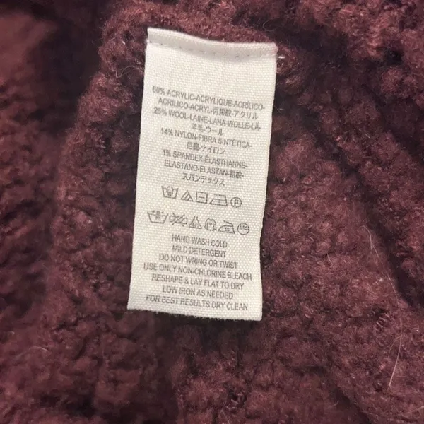 ✨Free People Saturday Morning Knit Oversized Maroon Cardigan Cardi Sweater✨ - Image 10