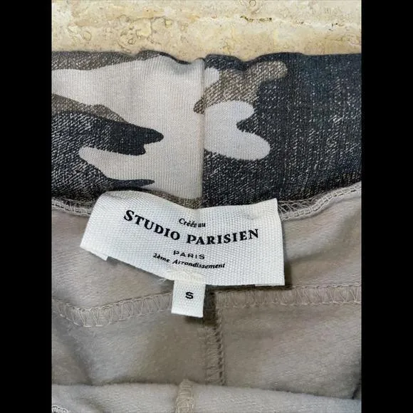 Studio parisien Printed Brown Camo Pattern‎ Size S - Image 2
