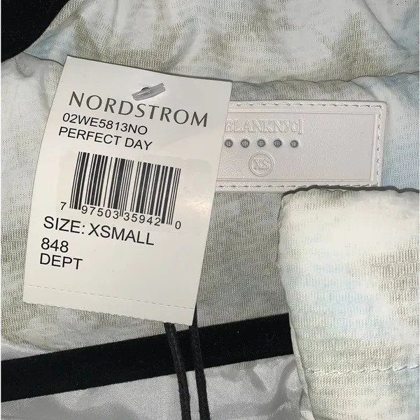 NWT Blank‎ NYC The Perfect Day Watercolor Wrap Puffer Jacket - Image 9