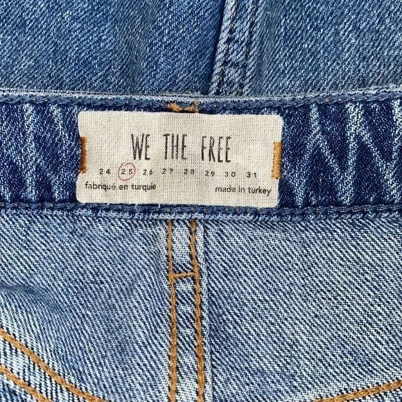 Free people we the free womens denim a line‎ mini skirt size 25 - Image 6