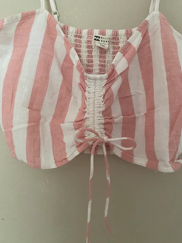 Billabong Striped Cropped Top - Image 4
