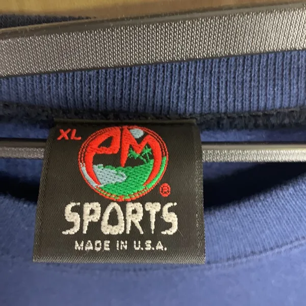 Vintage‎ Oversized XL USA Embroidered Crew Neck Sweatshirt - Image 3