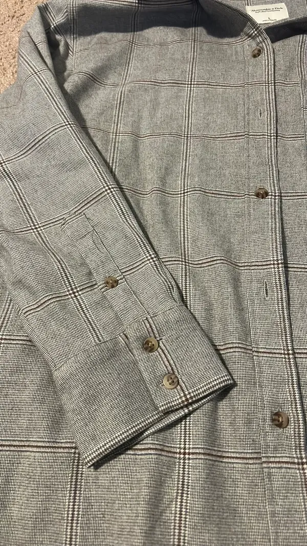 Abercrombie Soft Oversized Flannel - Image 8