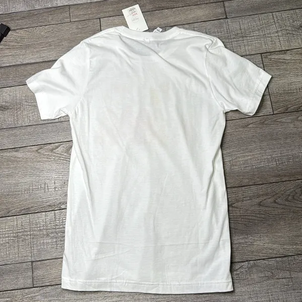 Bella Canvas T-Shirt - White with Floral Mama Design - Image 4