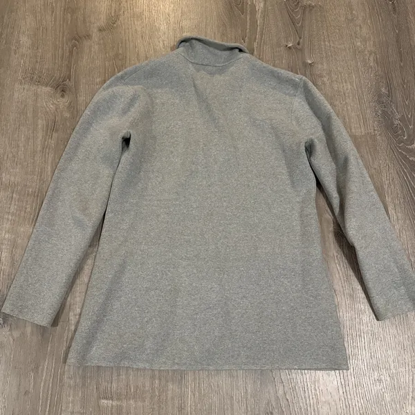 J Crew women's S gray knit sweater blazer Grey‎ Cardigan Jacket - Image 7