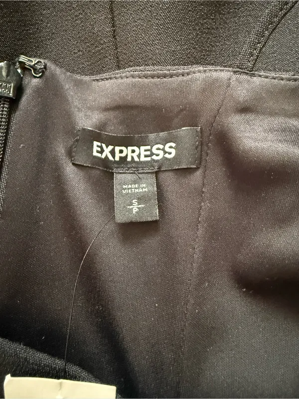 Express Double Strap Square‎ Neck Sheath Midi Dress Black Size S NWT - Image 9