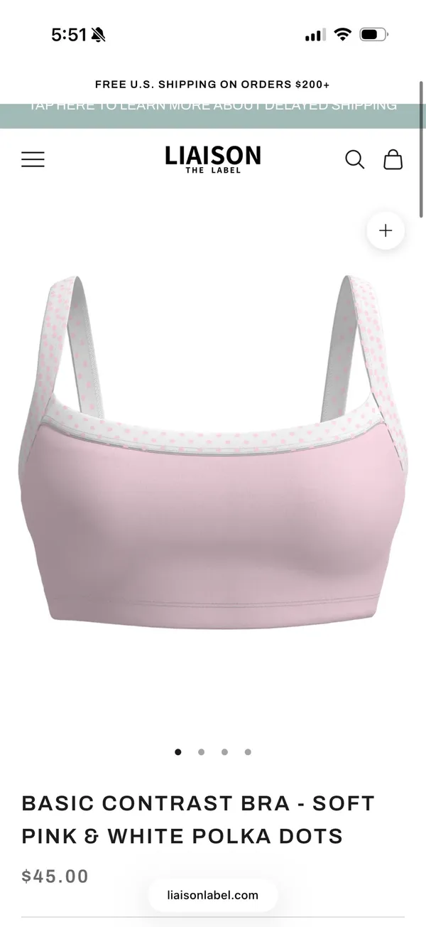 Soft pink liaison the label workout set Size XS - Image 2