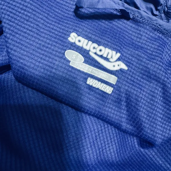SAUCONY purple running vest hooded full zip lightweight packable nylon‎ sz S - Image 6