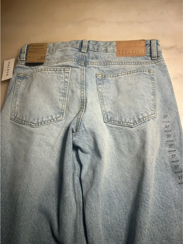 low rise baggy wide leg pacsun jeans - Image 7