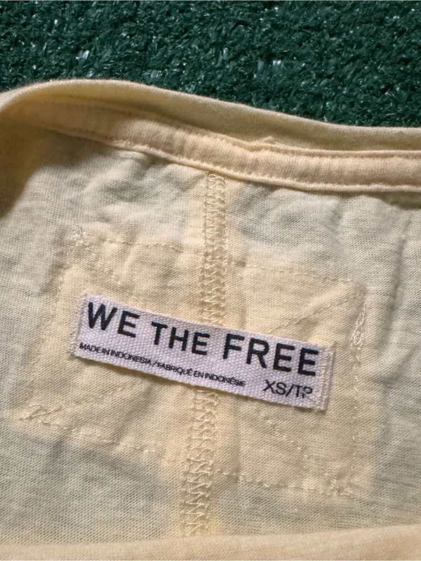 We The Free Soft Peach Crewneck Short Sleeve Tee - Image 2