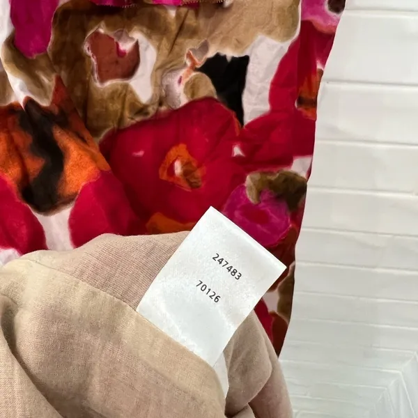 ANN Taylor Loft floral watercolor dress - Image 8
