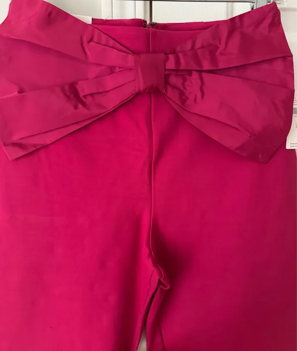 Anthropologie Maeve The Colette Bow-Waist Crop Wide-Leg Pants, Size 28 - Image 7