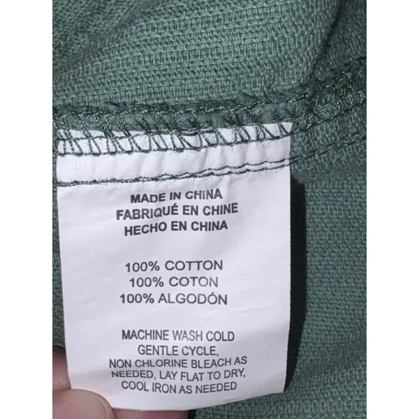 ONeill Tidal Button-Up Jacket Womens Small‎ Green Corduroy Shacket Shirt Jacket - Image 6