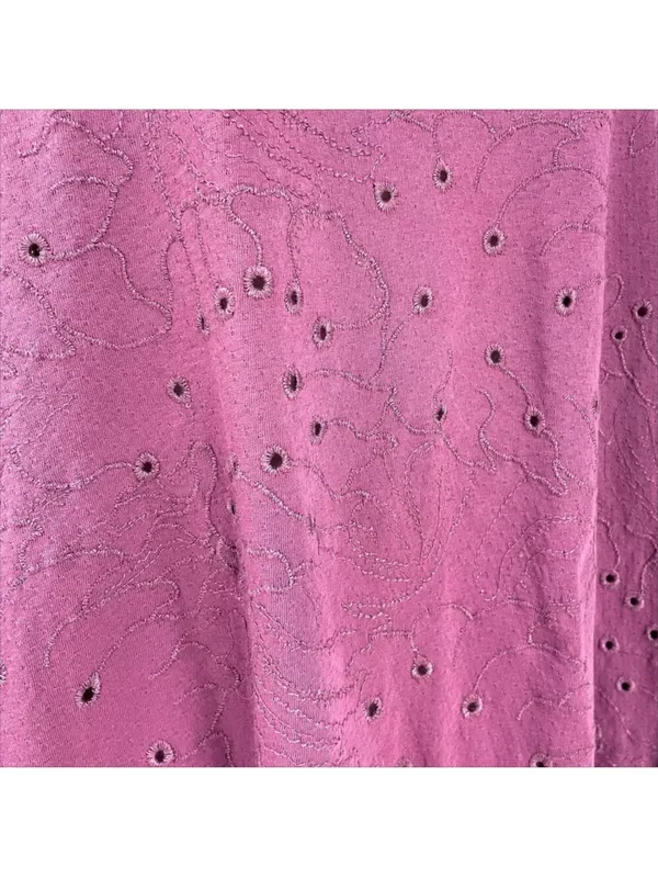$98 Free People Palm Tree Dreams Tunic top in berry cake L - Image 6