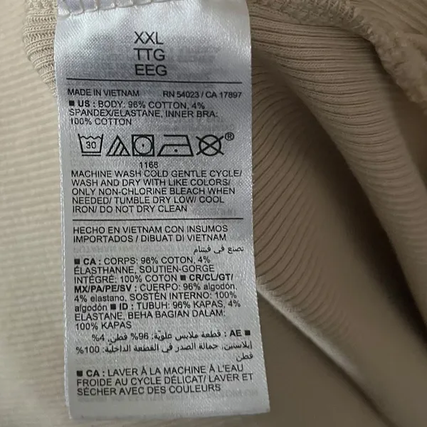 Old Navy‎ XXL One Shoulder Sleeveless Ribbed Knit Maxi Dress Beige Neutral - Image 6