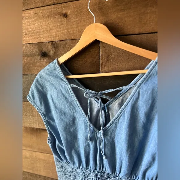 Old-navy Women's Blue Crop-top - Image 5