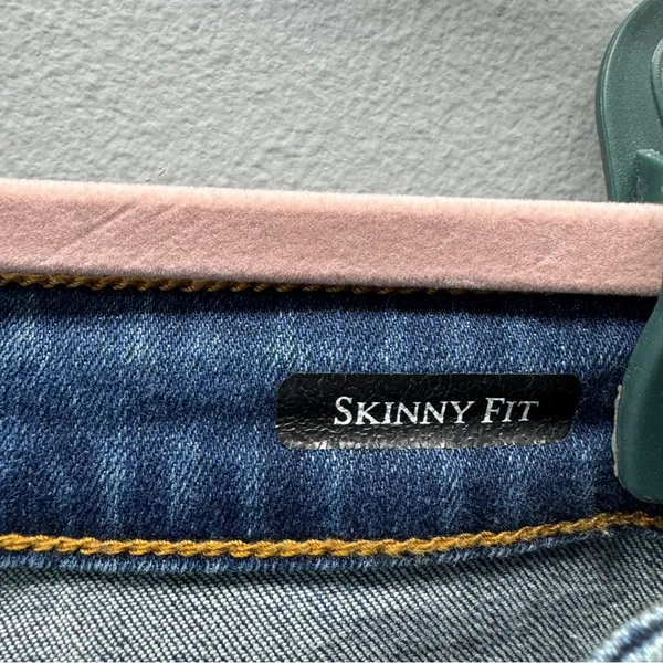9/29 Judy Blue‎ Jeans Ripped Denim Skinny High Waisted Medium Blue JB82147MD - Image 5