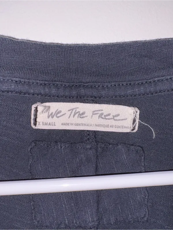 We The Free Navy Long Sleeve Crewneck Tee - Image 3