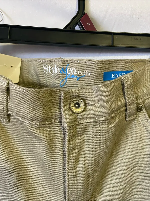 Style & Co. Women Straight-Leg Chinos in Tan - Image 2