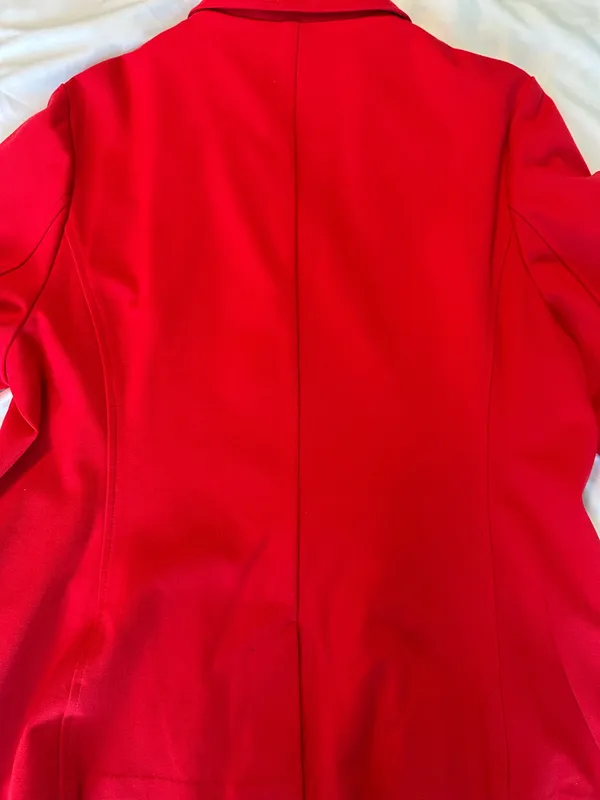 Roz & Ali Red Blazer Jacket - Image 6