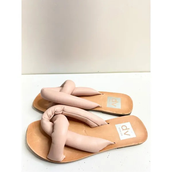 DV Dolce Vita Sandals Womens Size 5.5 Pink Janae Slip On Flats‎ - Image 4