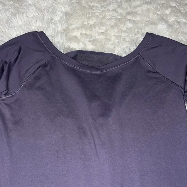 Calia By Carrie Underwood Elastic Back LS Top Color Cadet Size S P2P 16” NWT - Image 3