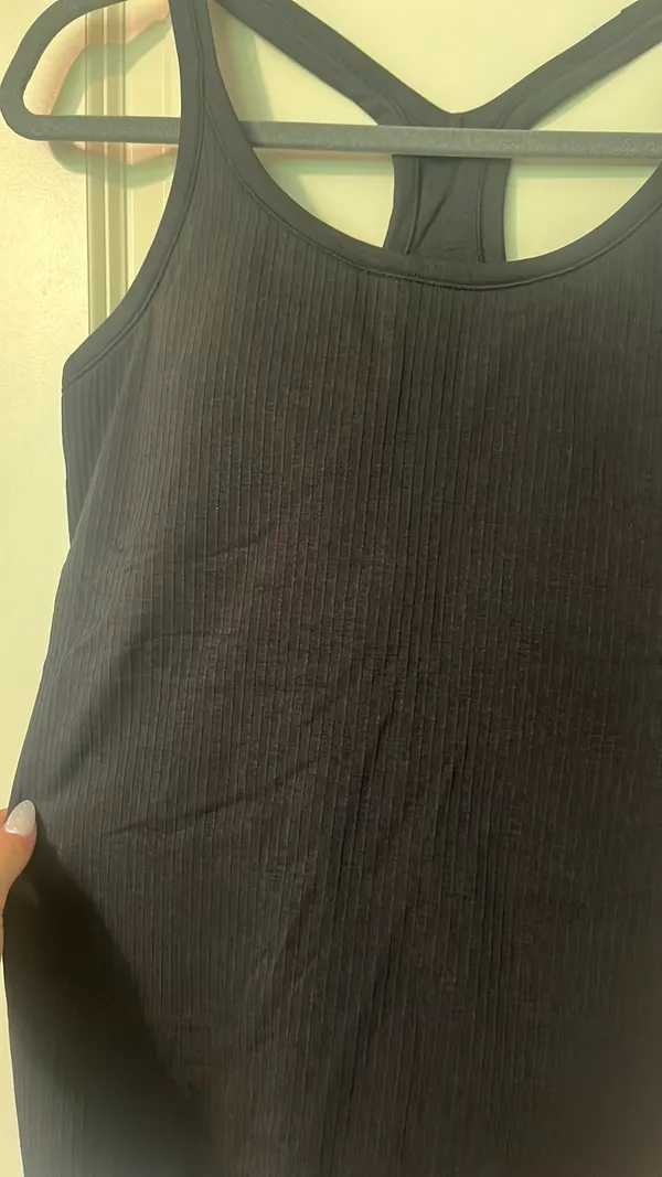 Black Lululemon Ebb To Street Tank - Image 3