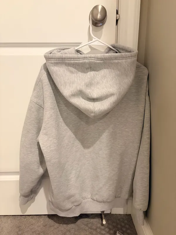 Trendy Queen Hoodie Grey Gray Size M - Image 2