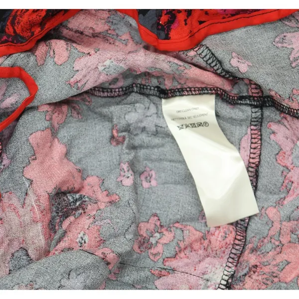 NWT Free People Venice Floral Tie Front Top OB1434186 Night Combo Red Black L - Image 7